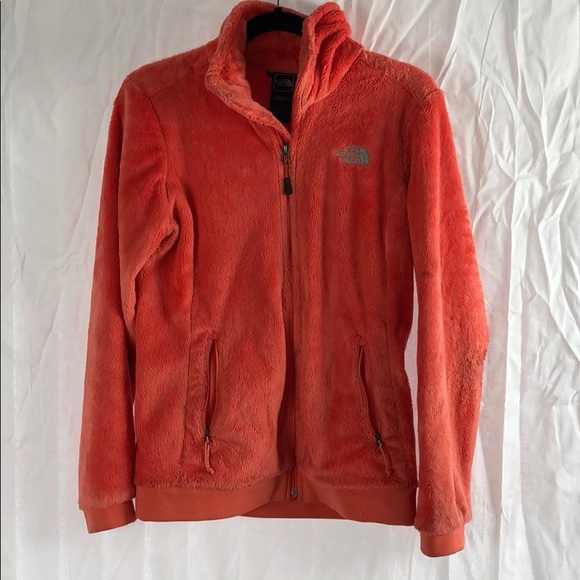 The North Face Jackets & Blazers - Orange North Face fuzzy jacket